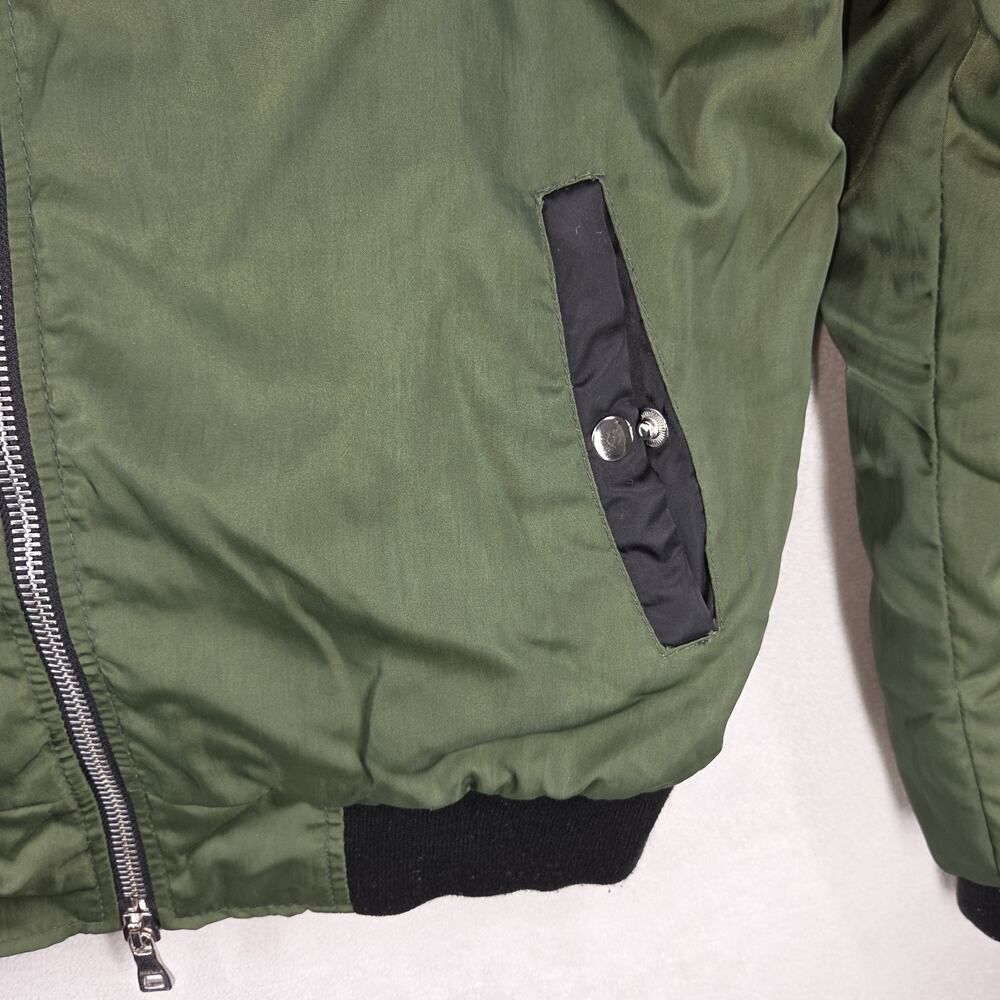 M+RC NOIR MA-1 Bomber Jacket Flight Jacket Large Green Cold Gorpcore Designer - Picture 9 of 10